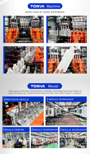 Plastic PE PP juice beverage drinking bottles automatic blow molding machine with high output and best performance